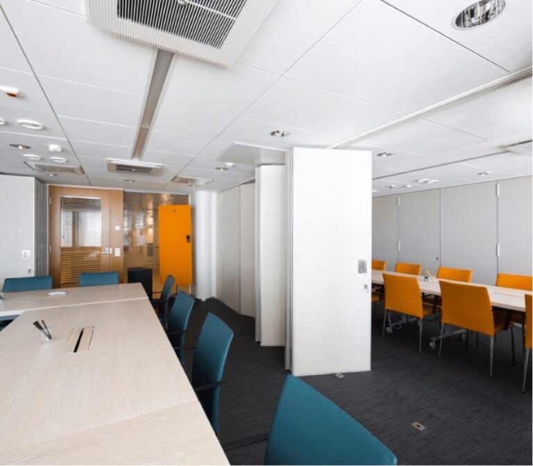 Suspended partition and folding walls Wallenium